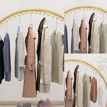 원형 스탠드 행거(중)(골드) 옷방정리 원룸옷수납 옷정리잘하는법