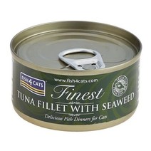 [피쉬포캣] 고양이 참치&씨위드 캔 70g 전연령용
