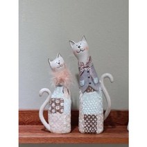 9802 고양이 2p세트 집꾸미기 인테리어 장식 카페 소품, 이제품맘에들어요▼