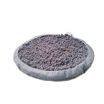 고양이노즈워크 강아지 장난감 애완 동물 snuffle pad soft slow feeder for dogs 씹는 코 작업 치료 디스펜서 iq training 워셔블 퍼즐 매트, 어두운 회색, 49cm