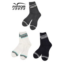 팬텀골프 고양화전점 남성 스트라이프 포인트 장목 양말 211B3SC703, 네이비