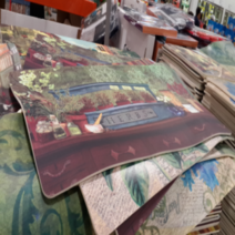 [CO(생활용품)]APACHE MILLS 아파치밀스 소프트 스탠드 주방쿠션매트 55X85CM(제품 무늬 랜덤)