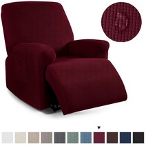 신축성 있어요 방수 리클라이너 소파 커버 소파 방진 커버, 와인 컬러