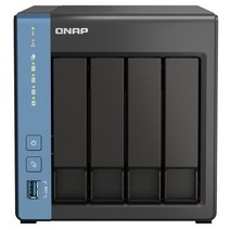 가정용nas nas구축 nas QNAP-TS-416 클라우드 스토리지용 4G 메모리 NFC 네트워크 장치 디스크없는 nas, 한개옵션0