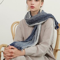 JBEN 톤다운 거즈면 롱 스카프 가을 여성