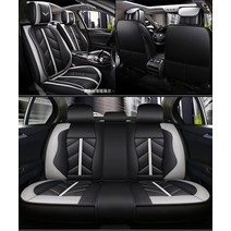 자동차 시트 플래시 매트 좌석 커버 Haima 7 S7 S5 F7 M3 M6 Ev 가족 Happin Mpv 해치백 V70 방수 카펫 러그, [02] Black red pillow