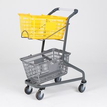 러브카트 2단카트 마트카트 바구니카트 쇼핑카트, 바구니형