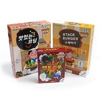 다즐 언플러그드 코딩게임 달달한코딩 알고리즘 입문 필수 3종세트 스택버거+맛있는코딩+엔트리봇 코딩교육완구