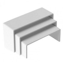 아크릴선반 ㄷ자 모듈 선반 3 개대 3mm u 형 디스플레이 스탠드 쇼케이스 보석 보관 랙 그림 장난감 모델 디스플레이 스탠드 장식 신발 랙 JX, 분명한