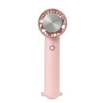 차가운 선풍기 마사지 무선 미니 휴대용 에어컨, 핑크, U16