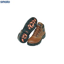 스마토 안전화 지퍼 FS-601 230mm 브라운 안전 운동화 특수화 작업화 건설 남성 여성 노가다 공사 현장 용접 작업 건축 산업용 에어홀 찍찍이 편한