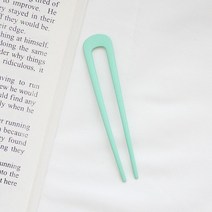 헤어 스틱 비녀 한복 머리 뒤꽂이 패션 액세서리 금속 U 모양 여자용 실버 골드 컬러 쉘 에나멜 머리핀 모자를 쓰고 있죠