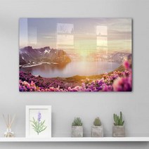 데코밍샵폼액자58CmX38Cm_백두산천지의사계_노프레임액자_tc746, 2.여름