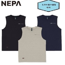 네파 이월 초특가 (50%) 폴라텍 파워드라이 소재를 사용한 고기능성 민소매티셔츠 네파 남성 C-TR 폴라텍 슬리브리스 티셔츠 7H35760 #(NEPA-1)