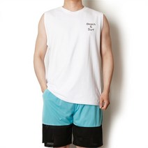 oshu oshu 남성 여름 해변룩 바다룩 백로고 야자수 프린팅 나시 (8938031)