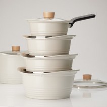 키친아트 베이직 인덕션 인덕션용 편수 양수 전골 곰솥 세라믹 냄비 세트, 곰솥냄비 26cm
