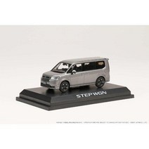 Hobby JAPAN 하비 재팬 HJ432004GM 1/43 혼다 스탭 왜건 STEP WGN e:HEV SPADA 슈퍼 플래티넘 그레이 메탈릭 [다이캐스트 미니카], 단일