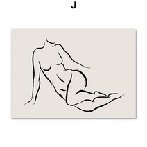 사진출력기 미니포토프린터 핸드폰사진인화기 파리 거리 소녀 라인 블랙 화이트 사진 따옴표 벽 아트 캔버, 09 J_04 A4 21X30 cm Unframed