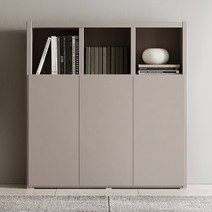 아씨방가구 제이슨 36T 1200 3단 도어형 책장, 메이플화이트