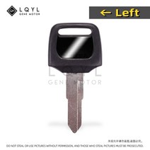 LQYL-오토바이 블랭크 키 혼다 DIO 56 Z4 125 스크r100 WH110 SCR 스쿠터 50CC 언컷 교체, 02 1 PCS Left