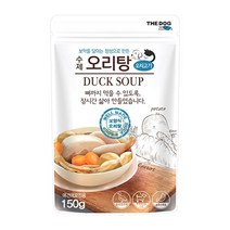 더독 오리탕 강아지 영양 파우치 영양죽, 3개