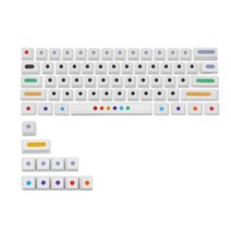 71 키 Keycap PBT 염료 승화 OEM 프로파일 기계 키보드 도트 Keycap RK61 시리즈 Gans Alt61 시리즈, W