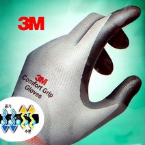 3M 니트릴 폼 코팅 장갑 컴포터 그립 SMATEX NBR Electrical Glove 형상 기억 니트릴폼코팅 3M장갑 나일론 라텍스장갑 조립 정비 배관 물류 원예 포장 장갑, 3M 니트릴폼 장갑 L
