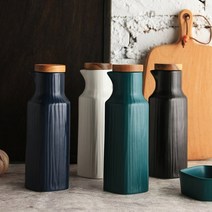 온나 도자기 간장병 소스병 오일병, 매트 화이트