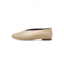 ATHE VANESSABRUNO SHOES바네사브루노 오프 베이지 양가죽 플랫슈즈 단화 VKSO1F851I4