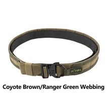 로닌벨트 전술 ronin style tactical senshi belt 1.5 야외, 코요테 브라운 rg, s