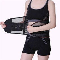 여자 남자 헬스 피트니스 웨이트 역도 운동 스포츠 허리 보호대 어르신 노인 복대 리프팅 밴드 지지대 벨트, L
