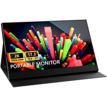 휴대용 모니터 4k 13인치 15인치 13.3 15.6 17.3 인치 터치 ips 화면, 13.3인치, 우리 플러그