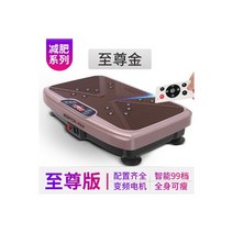 113508 진동운동기 편안한 벨트맛사지기 스탠드형 운동 기 전신 덜덜이 날씬한 배 진동 다이어트기계, 익스트림 버전 로즈 골드 / 지능