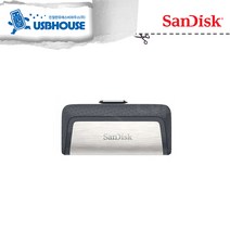 샌디스크 SDDDC2 울트라 듀얼 드라이브 C타입 OTG USB3.0 메모리 레이져각인 무료, 128GB