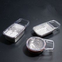 감자전강판 이유식강판 스텐용기받침포함 사각강판 원형강판 1P, 사각강판540ml 1P
