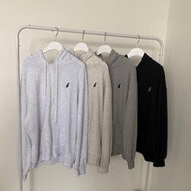 여자 오버핏 미니래빗 후드집업 자켓 4컬러