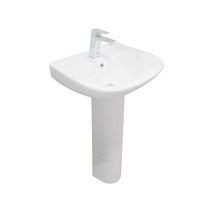 해림 DL100 라운드 세면기, 세면기(도기)+I트랩+앵글밸브+폽업+앙카볼트, 1개