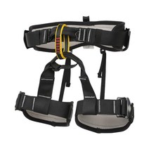 옥외 절반 몸 마구 암벽 등반 나무 Rappelling 허리 벨트, 폴리 에스터, 780kg 대형