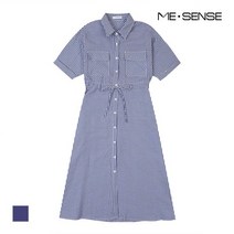 미센스 미센스 지지미 체크패턴 카_라 원피스_MB17OPS328Z (P002640729)