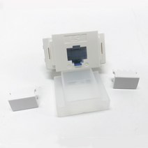 LS전선 키스톤잭 대각 모듈 CAT.5e 아울렛, 1개, 대각 모듈 CAT.5E(청색)