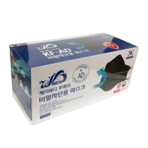 제이메디 후레쉬 비말차단마스크 블랙 대형 30매입 1개