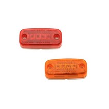 대성부품/LED 차폭등/폭등/사이드등/24V/윙바디/탑차/차폭등/시그널/램프/버스/화물차/대형트럭/LED 사각/4구/4발/진도/황색/적색/추레라/샷시/트레일러/국산/사각, 진도LED 적색1개