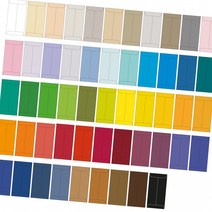 Mink 밍크지 고급칼라봉투53종 규격(85x170mm)100매, 48 청회