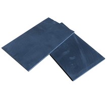 흑연 플레이트 고순도 3 전극판 전해 및 내식성 1 개, 02 100x100x2mm