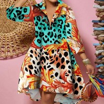 2023 써스데이 아일랜드 하라주쿠 스타일 원피스 패션 loungewear 불규칙한 드레스 봄 가을