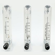 제어 밸브가 있는 가스 플로트 유량계 0.04-0.4m 3/h 0.1-1m3/h PMMA 패널 타입 에어 로타미터, 13 2.5-25M3 H
