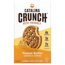 케토 샌드위치 쿠키 땅콩 버터 쿠키 16개 6.8 oz(193 g)