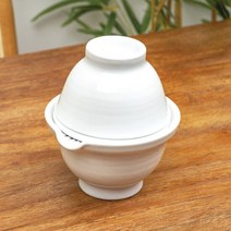 순백자 여행용 캠핑용 1인 다기, 단품