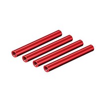 uxcell Round Aluminum Standoff Column Spacer M3x90mm for RC Airplane FPV Quadcopter CNC Red 5pcs nul, 1, 5pcs M3*L90