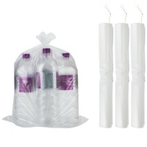 쓰리포 분리수거함 평판 쓰레기봉투 투명, 300매, 30L